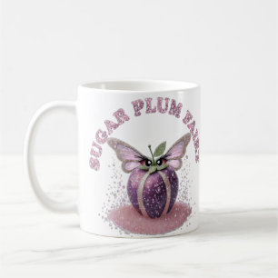 Caneca De Café Uma Fada do Açúcar Ameixa