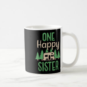 Caneca De Café Uma Feliz Acampante Irmã Feliz Festa de Um Ano