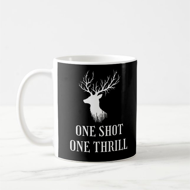 Caneca De Café Uma Fotografia Um | Deer Hunting Gift (Esquerda)
