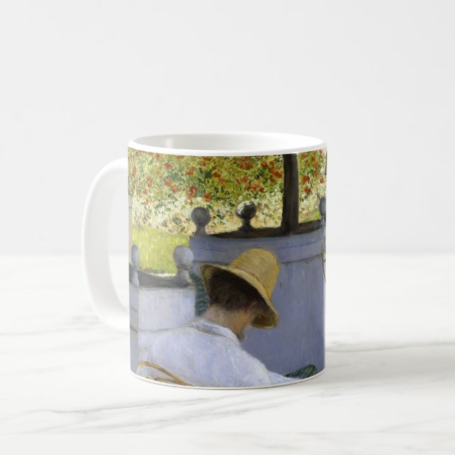 Caneca De Café Uma fuga literária: Leitores perdidos em uma gruta (Frente Esquerda)