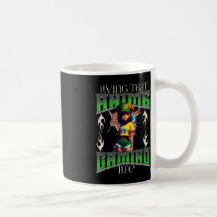 Caneca De Café Uma garota que ama anime japonês