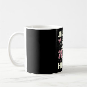 Caneca De Café Uma garota que ama jogador de hóquei adolescente m