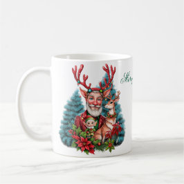 Caneca De Café Uma ilustração brilhante de Natal.