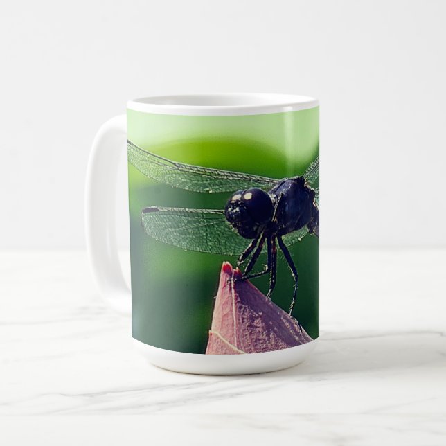Caneca De Café Uma libélula (Frente Esquerda)