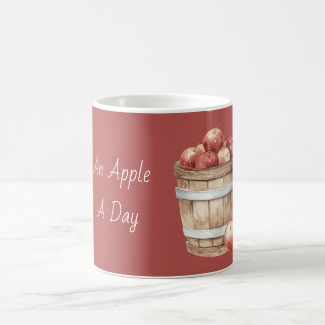 Caneca De Café Uma Maçã Por Dia (Centro)