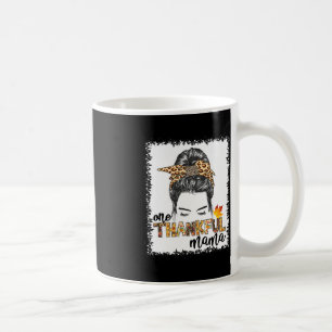 Caneca De Café Uma Mãe Agradável Caiu no Outono Leopard Mensagem 