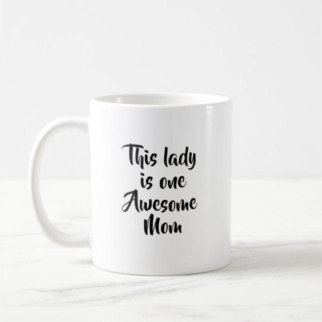 Caneca De Café Uma Mãe Incrível Engraçada (Esquerda)