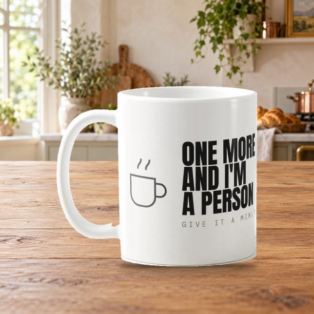 Caneca de Café Uma Mais e Eu Sou uma Pessoa (Criador carregado)