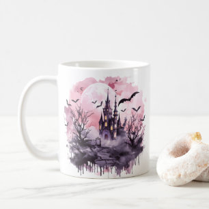 Caneca De Café Uma Mata Rosa De Halloween Cute Spooky, Casa Assom