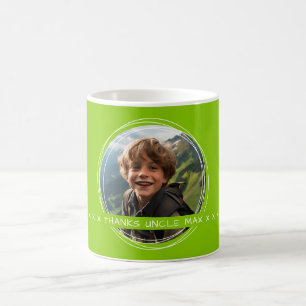 Caneca De Café Uma Mensagem de Foto Personalizada Tendência Irrev