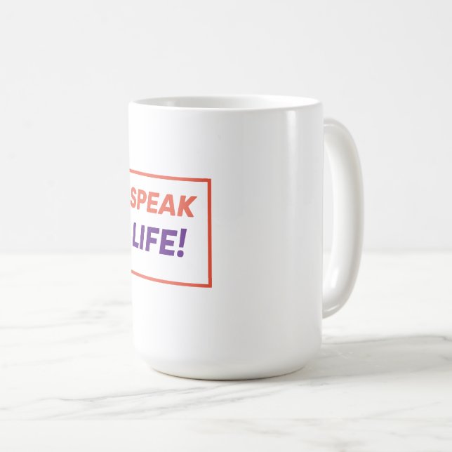 Caneca De Café Uma Mug Encorajadora (Frente Esquerda)