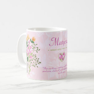 CANECA DE CAFÉ UMA MULHER DEPOIS DO CORAÇÃO DE DEUS