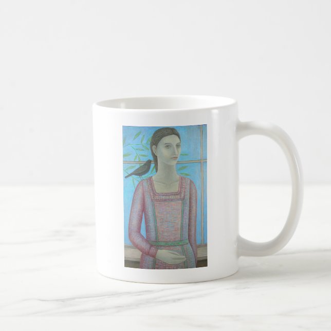 Caneca De Café Uma mulher e um melro são um 2012 (Direita)