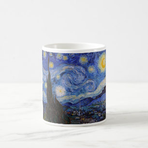 Caneca De Café Uma Noite Estrelada: Saint Remy por Vincent Van Go