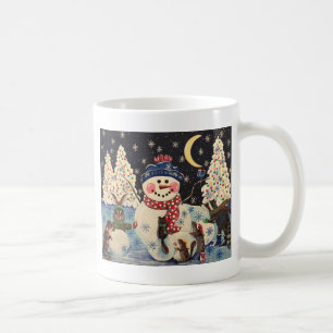 Caneca De Café "Uma Noite Mágica na Neve"