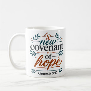 Caneca De Café Uma Nova Aliança de Esperança Encorajamento Bíblic
