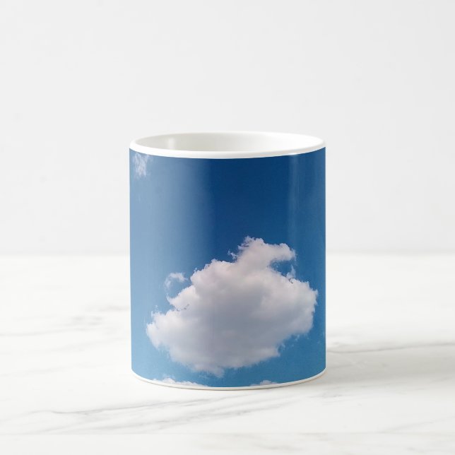 Caneca De Café Uma nuvem simples (Centro)