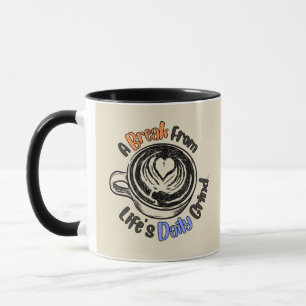 Caneca de Café - Uma Pausa da Rotina Diária