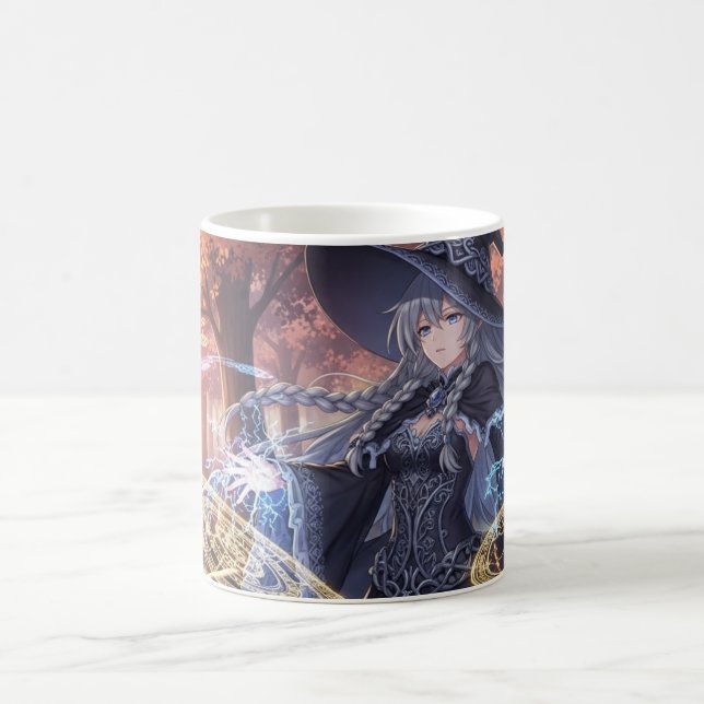 Caneca De Café Uma personagem feminina animada (Centro)
