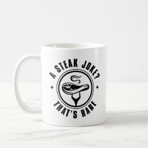Caneca De Café Uma Piada de bife que é rara