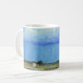 Caneca De Café Uma pintura de paisagem perfeita da arte abstracta