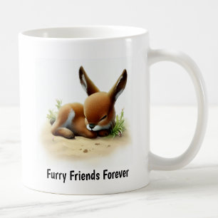 Caneca De Café Uma pintura digital de um antílope bonito