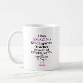 Caneca De Café Uma Professora de Jardim de Infância Verdadeiramen