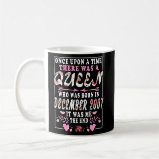 Caneca De Café Uma Rainha Nascer Em Dezembro De 2007 Aniversário