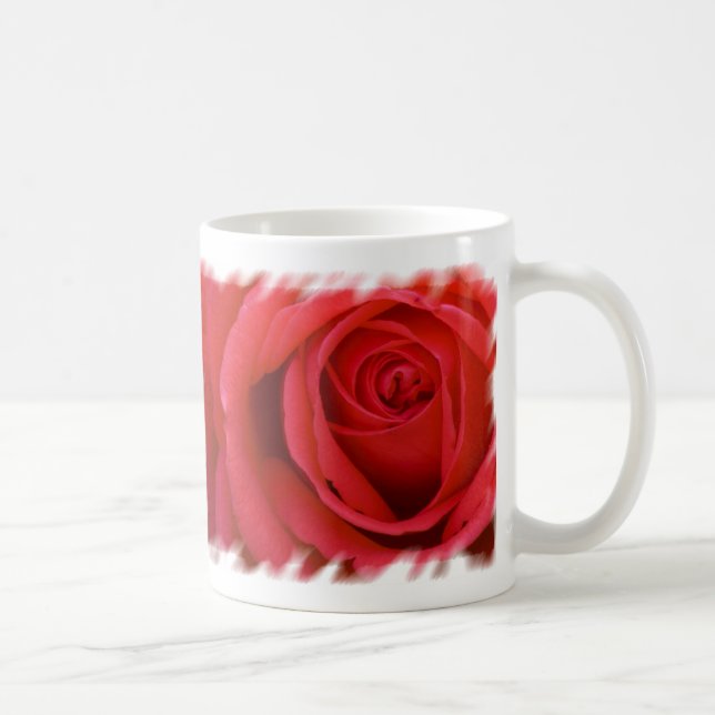 Caneca De Café Uma Rosa vermelha Para Você (Direita)