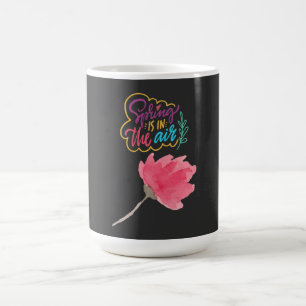 Caneca De Café Uma Série Visual de Primavera