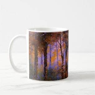 Caneca De Café Uma Sinfonia de Folhas - Paisagem Florestal