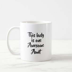 Caneca De Café Uma Tia Incrível Divertida
