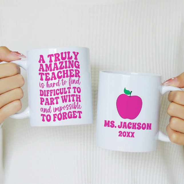 Caneca De Café Uma Verdadeiramente Incrível Professora é Difícil  (Criador carregado)
