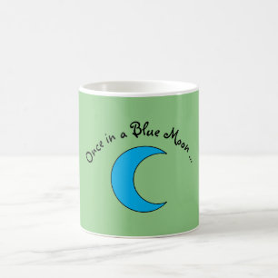 Caneca De Café "Uma vez em uma lua azul"