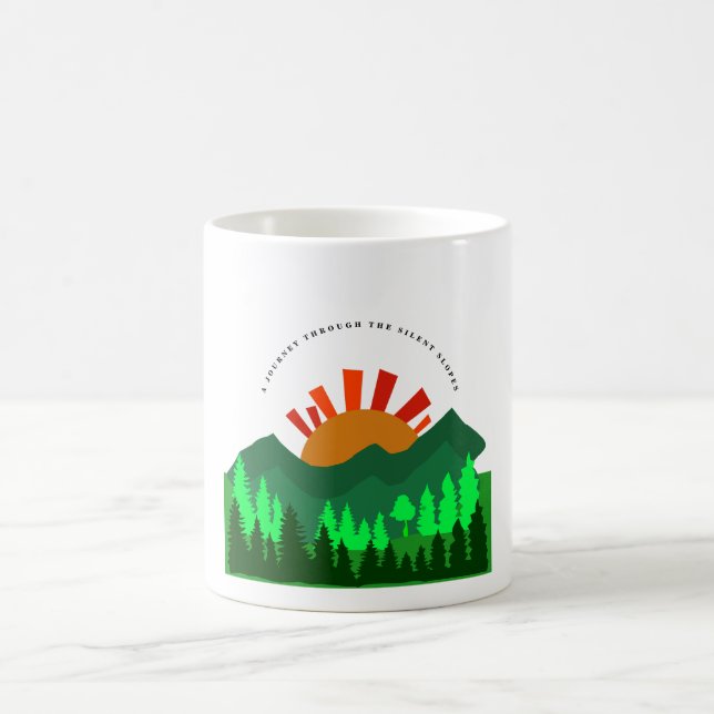 Caneca De Café Uma Viagem Através das Encostas Silenciosas Montan (Centro)