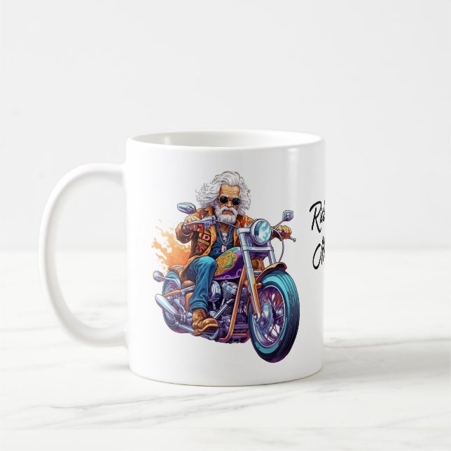 Caneca De Café Uma Viagem de Motocicleta (Esquerda)