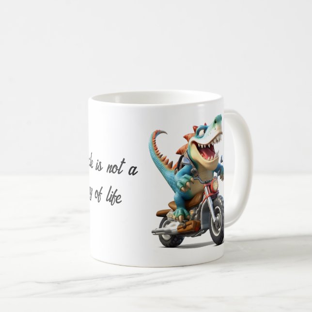 Caneca De Café Uma Viagem de Motocicleta (Frente Esquerda)