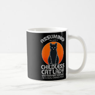 Caneca De Café Umindo Cachorro-De-Gato Sem Filhos E Cachorros-De-