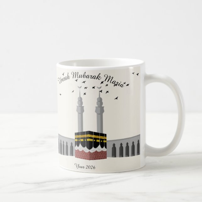 Caneca De Café Umrah Mubarak Custom Mug (Direita)