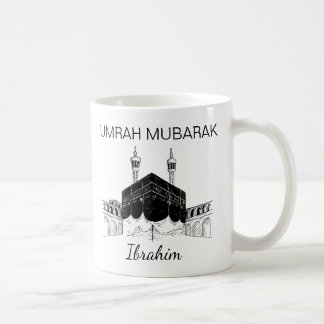 Caneca De Café Umrah Mubarak Hajj Mubarak Kaabah Nome Mug