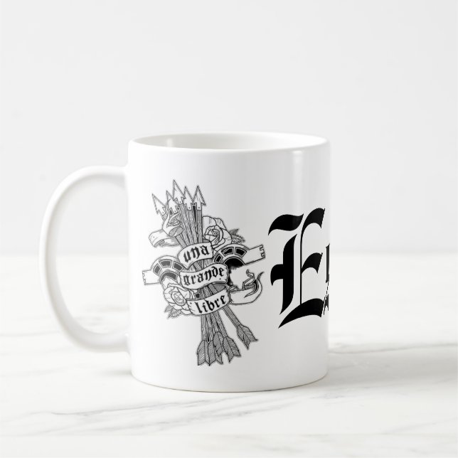 CANECA DE CAFÉ UNA GRANDE LIBRE (Esquerda)