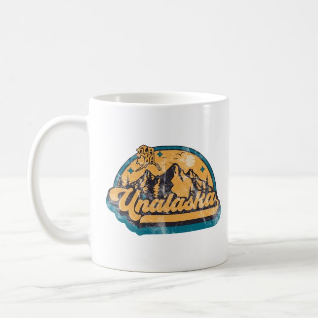 Caneca De Café Unalaska, Alasca (Esquerda)
