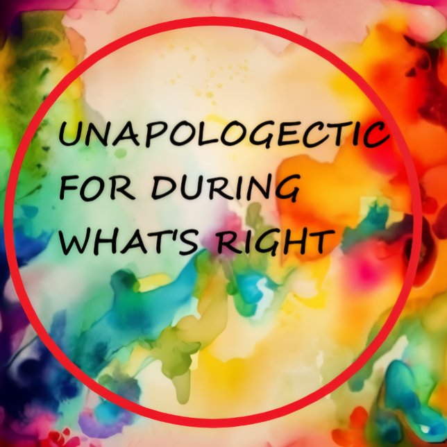 Caneca De Café Unapologetic For Doing What's Right (Criador carregado)