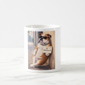 Caneca De Café Unbothered Dog Mug | Funny Attitude Coffee Cup