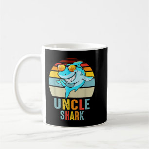 Caneca De Café Uncle Shark Shirt Shark Family Happy Mother's Day 