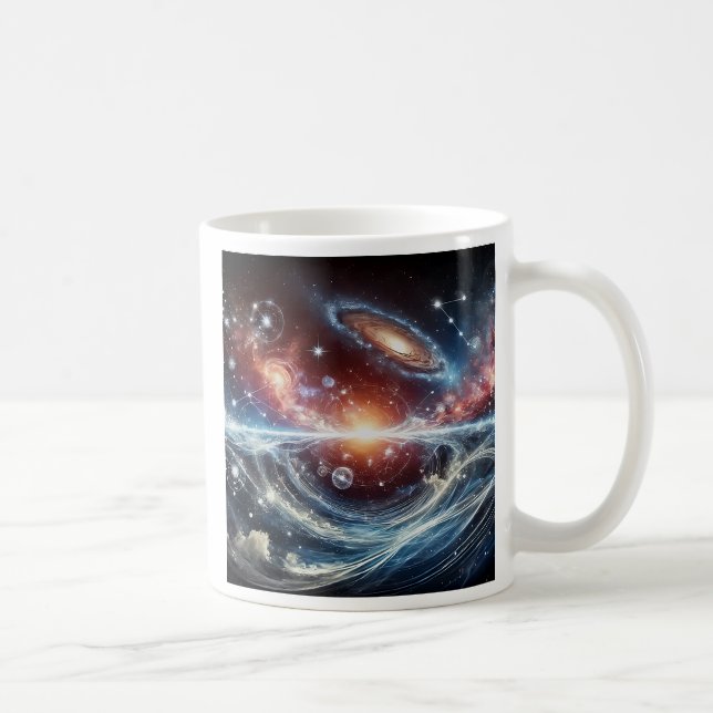 Caneca De Café Une galaxie en spirale  tellement lumineuse. (Direita)