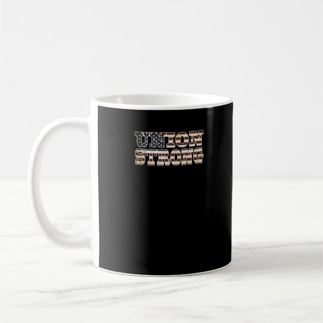 Caneca De Café União Forte E Solidariedade Clássica (Esquerda)
