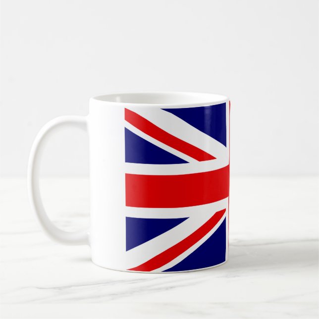 CANECA DE CAFÉ UNIÃO JACK - BANDEIRA BRITÂNICA (Esquerda)