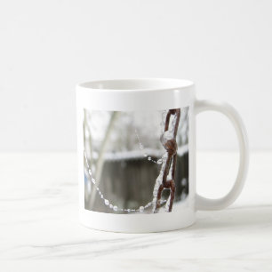 Caneca De Café Únicas corrente e pérolas