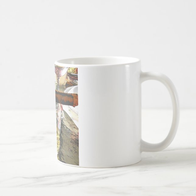 Caneca De Café Único malte escocês e um charuto (Direita)